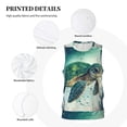 thumbnail image 3 of Pofeuu Watercolor Turtle1 Print Basketball Jersey, Shirts for Men Youth Basketball Jersey Crew Neck-3X-Large, 3 of 6