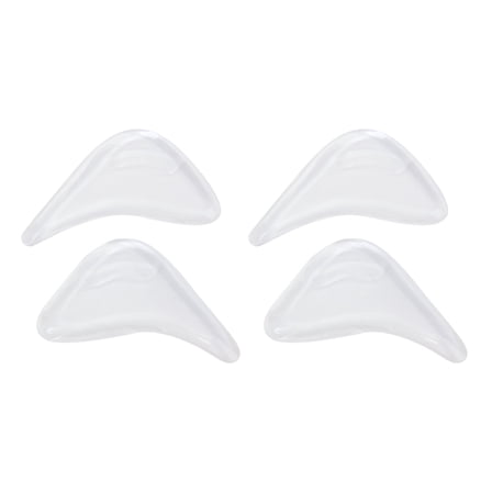 1 Pair of Gel Toe Pads Insoles for Pointed Shoes/Shoes Too Big---Clear