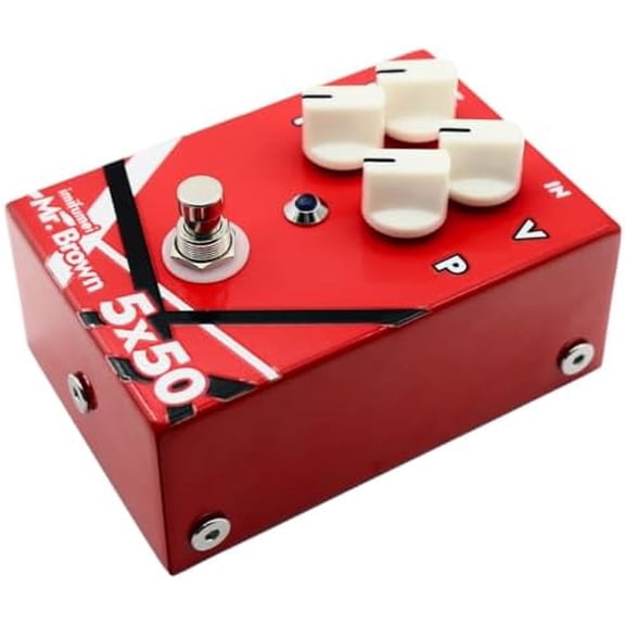 Hand-made distortion Pedal, classic High Gain distortion Guitar Pedal from Crunch to Heavy Metal, True Bypass, DC 9V, Pedal for Electric Guitar RED
