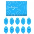 thumbnail image 2 of Prueba de luz azul para anteojos, 10 juegos de herramientas profesionales de prueba de luz azul, tarjeta de prueba de luz azul, diseño de clase mundial, 2 of 14