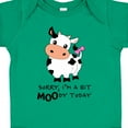 thumbnail image 4 of Inktastic Sorry, I'm a Bit Moody Today Cute Cow Pun Boys or Girls Baby Bodysuit, 4 of 5