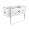 thumbnail image 1 of Kitchen Bathroom Organizer Wall Storage Rack Adhesive Shower Shelf Basket Toiletries Storage Holder, 1 of 10