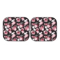 thumbnail image 7 of Goofa Rose Flowers Pattern 2 Piece Car Windshield Sun Shade Foldable | Front Windshield Shade for Sun, Heat and UV Rays | Sunshade for Car Front Window-, 7 of 7