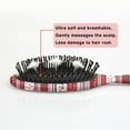 thumbnail image 5 of Red Christmas Folk Pattern Hair Brush,Girls Detangling Hair Brush,Glide Through Tangles with Ease for Wet & Dry Hair,8.8"X2.8", 5 of 7
