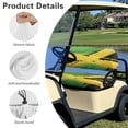 thumbnail image 7 of Aplkyhs Jamaican Flag Golf Cart Seat Covers Club Car Backrest Bottom Seat Cover Washable Golf Cart Accessories Golf Cart Seat Blanket for 2-Person Seats Club Car Seat Covers, 7 of 7