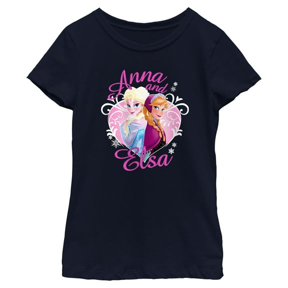 Girls Frozen Sisters Love T Shirt