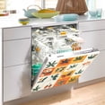 thumbnail image 2 of Yayeee Magnetic Dishwasher Cover for The Front Decoration Home Kitchen Machine Sticker Protector, Cartoon Plants, 2 of 6