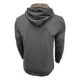 thumbnail image 6 of Men's Long Sleeve Hooded T Shirt Casual Comfortable Pullover Top Lightweight Button Down Shirt for Daily Wear Home Outdoor Hiking Spring Summer Fall Mens Summer Lightweight Pullover Tee Shirts, 6 of 7