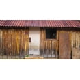 thumbnail image 2 of Popcorn 24x14 Gold Ornate Wood Framed with Double Matting Museum Art Print Titled - Cabin I, 2 of 4