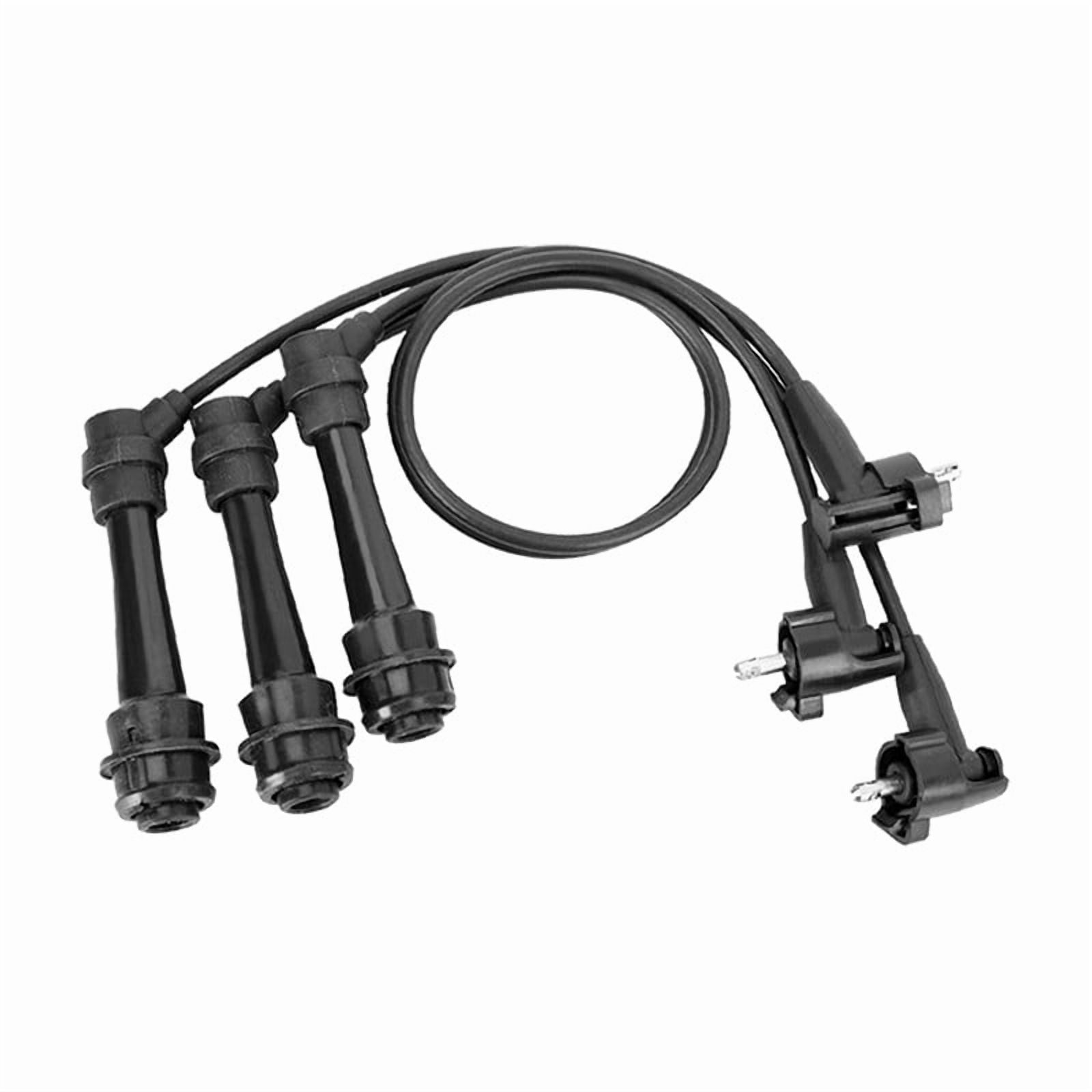 ISA Set of 3 Ignition Coil 6 Platinum Spark Plug and 3 Wire Set For Toyota Lexus 2001-2005 IS300, 1998-2005 GS300, 1998-2000 SC300, 1998 Supra 3.0L V6 Replacement for UF228 4503 1756170