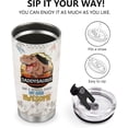 thumbnail image 4 of Mug Tumbler Gifts for Dad - Daddysaurus Dinosaur Cups Presents for Father Daddy Christmas Fathers Day from Daughter Son Wife Travel Coffee Tumbler for Husband Grandpa 20oz Stainless Steel, 4 of 6