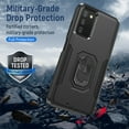 thumbnail image 3 of NIFFPD Galaxy A03S Case, 360 Full Body Military-Grade Phone Case with Kickstand for Samsung Galaxy A03S Black, 3 of 8