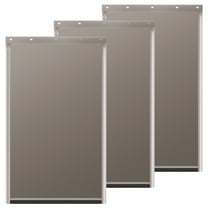 3 Pack Large Dog Door Replacement Flap with Screws, Doggie Door Replacement Flaps Compatible with PAC11-11039, Measures 10 1/8" X 16 7/8", Weather Resistant and Easy to Install