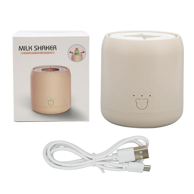 Batidora de leche para bebés, automática, con carga USB, portátil, de bajo ruido, manos libres, para bebés