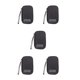 thumbnail image 3 of Qarigey Bolsa de almacenamiento de cables Organizador de cables Accesorios electrónicos Accesorios de bolsillo Negro 5piezas Qarigey CBP226066, 3 of 6