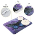 thumbnail image 4 of Dish Drying Mat Kitchen Pad Large Counter Absorbent Dish Mats Drainer Black Blue Butterfly, 4 of 8
