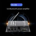 thumbnail image 2 of AK380 Bluetooth Amplifier HiFi Audio Karaoke 2 Channel Home Theater Amplifier Power Class D Amplifier USB SD AUX Input, 2 of 5