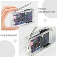 thumbnail image 4 of Miangastore 1 Set DIY Radio Kit DIY Build Your Own Radio Soldering Practice Kit for STEM Education and Learning Projects Includes Soldering Tools and Accessories, 4 of 8
