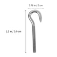 thumbnail image 2 of IDEANATEGRATE 1Jgo Gancho De Anilla De Tornillo Resistente Para Soportar Cargas En Ambientes Húmedos, 2 of 8