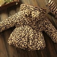 thumbnail image 4 of Toddler Baby Girls Winter Warm Hooded Coat Leopard Outerwea Kids Jacket Clothes, 4 of 7