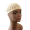 Beige, variant on Adult Unisex Fish Net Dark Brown Knit Skull Kufi Cap - 1 Pc.