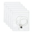 thumbnail image 1 of Uxcell Small Plastic Bags, 100Pcs Clear Zipper Lock Jewelry Bag Self Seal Packing Pouch, Transparent (2.4x3.1"), 1 of 6