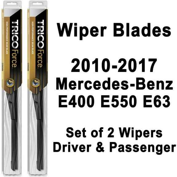 E400 E550 E63 Wipers (Set of 2) 2010 2011 2012 2013 2014 2015 2017