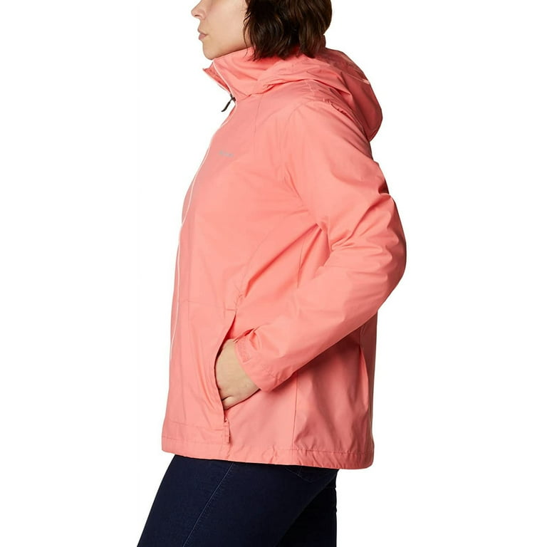 Columbia Womens Switchback III Waterproof Rain Jacket Salmon Small