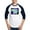 Blue/White, variant on CafePress - School Year Countdown T Shirt Excited For The Fi - Cotton Baseball Jersey, 3/4 Raglan Sleeve Shirt