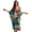 Bohemian Flower, variant on Kaftan Dress for Women Loose Fit Caftan Lightweight Beach Cover Up Kaftan Maxi Dress Soft Breathable Fabric Swimsuit Coverups for Vacation Casual, Pink Flower Pattern Black
