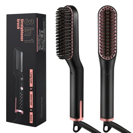 Image of ammoon Straightener Hair Suitable And Suitable And Hair Wt-023 Man s Woman s Hair Fast Heated Brush Hair Brush Ff 30s Fast -scald One Button Brush Comb Shut One Button Operation Shut Ff 30s Dsfen