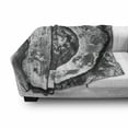 thumbnail image 3 of Letter D Soft Flannel Fleece Throw Blanket, Alphabet D Letter Reference to Someone's Name Symbolic Character Education Art, Cozy Plush for Indoor and Outdoor Use, 50" x 70", Black Grey, by Ambesonne, 3 of 6