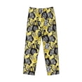 thumbnail image 4 of Xecao Orchids Flowers Men's Straight Lounge Pajama Pants: The Ultimate in Comfortable Sleepwear, 4 of 9