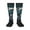 2 Black-1, variant on Wave Chain Shark print thigh-high socks, crafted for both men and women with a stretchy, high-opaque design perfect for daily wear