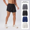 thumbnail image 6 of FEOYA Training Shorts Mens Quick-Dry Lightweight Gym Sweat Shorts Male Breathable Sports Shorts Inter Drawstring Elastic Waist Athletic Shorts with Pockets L Black, 6 of 9