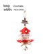 thumbnail image 3 of Ounissouiy Decoraciones para árboles de Navidad Diseño de escena Decoración Festival Colgante Adorable DIY Artesanía de Adornos de Navidad Kits de decoración para fiestas árbol de Navidad Ounissouiy HA070126-04, 3 of 6
