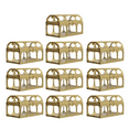 thumbnail image 1 of 10 Pack - 3" Gold Treasure Chest Favor Candy Boxes for Wedding, Bridal Shower, Baby Shower, Birthday, Candy Jars Decorations, 1 of 8
