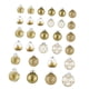 thumbnail image 5 of 30 piezas de adornos colgantes para árbol de Navidad, adornos decorativos para colgar en la pared. Oro, 5 of 9
