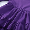 thumbnail image 4 of XYIJANI Tutu Dress for Girls Kids Toddler Baby Girls Autumn Summer Solid Cotton Long Ruffle Sleeve Princess Dress Clothes Girls Summer Dress Gold Girls Dress Girls Outfit (Purple,90), 4 of 5