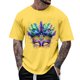 thumbnail image 1 of Tops para hombre, blusas y camisas de manga corta con cuello redondo para hombre, camisetas casuales con estampado de moda para hombre, blusa de manga corta, blusa de poliéster para hombre., 1 of 5