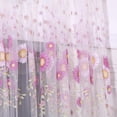 thumbnail image 7 of Popvcly 2Pcs Sunflower Curtains Sheer Window Panels Drapes Rod Pocket Voile Tulle Window Screen for Kid's Room,Living Room Decor 39.4x78.8", 7 of 7