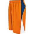 thumbnail image 1 of HighFive 335850 Adult Campus Reversible Short, Orange/Navy/White, 2XL, 1 of 1