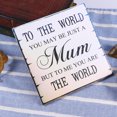 thumbnail image 2 of EeaseMX Placa de pared vintage shabby chic con texto en inglés "MAMÁ", regalo de cumpleaños y Navidad para el Día de la Madre., 2 of 7