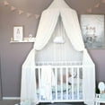 thumbnail image 2 of Hermosa decoración de encaje para cama, mosquitera para niños, dormitorio infantil, decoración del hogar, color blanco, 2 of 11