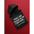 thumbnail image 3 of Tolerate Me On A Daily Basis Hoodie Men -GoatDeals Designs, Male Large, 3 of 4