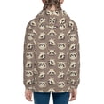 thumbnail image 6 of Kdxio Raccoon Pattern Kids Boys Girls Zip Up Hoodie 3D Printed Hooded Sweatshirt Hoody Coat with Pocket 7-12 Y-Small, 6 of 6