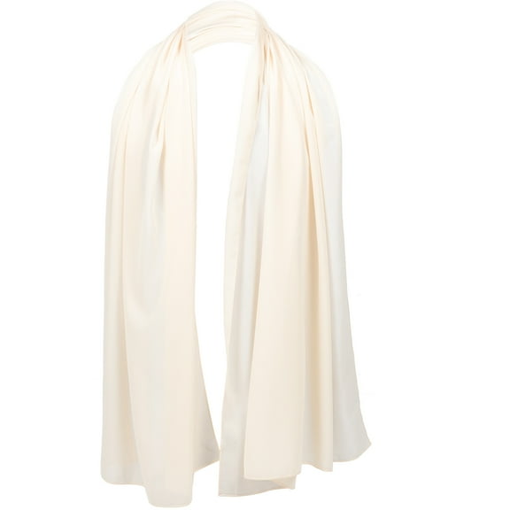 OUNONA Shawl Scarf Neck Protection Beige Polyester 1Set