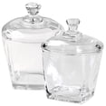 thumbnail image 2 of 2Pcs Glass Jar with Lid Snacks Storage Cans Container Candy Jar Biscuit Jars, 2 of 6