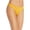 Yellow, variant on Mei L'ange Womens Striped Bikini Swim Bottom Separates Blue M