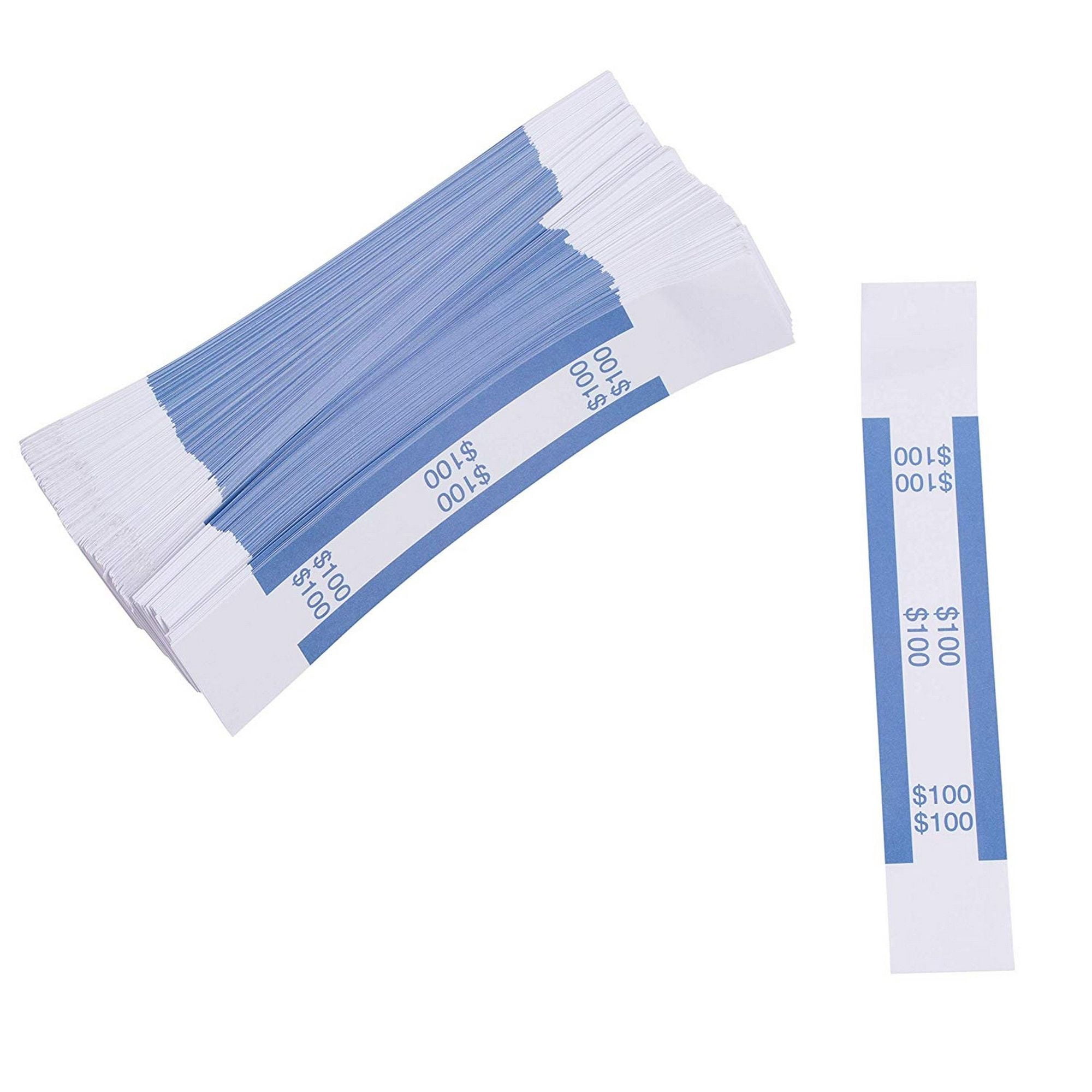 Currency Bands 300 Count 100 Dollar Bill Wrappers Money Bands